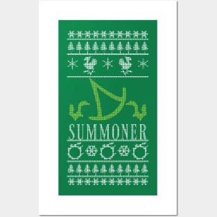 Final Fantasy XIV Summoner Ugly Christmas Sweater Posters and Art